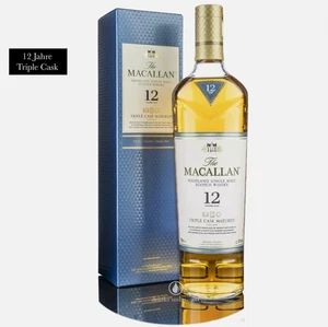 The Macallan Triple Cask 12 Jahre Single Malt fine oak Scotch Whisky 40% 0,7l - Bild 1 von 1