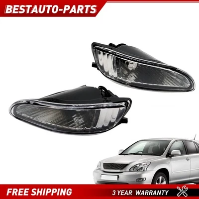 For 2004-2005-2006-2007-2008-2009 Lexus RX300 RX330 RX350 Pair Front Fog Lights Foto 1 de 4