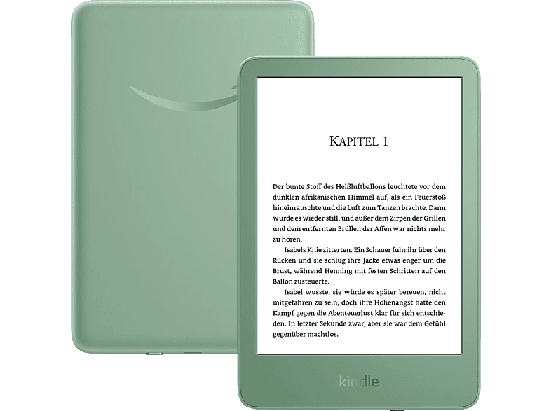 KINDLE - Der neue Kindle 2024, mit Werbung, 16 GB E-Book-Reader Matcha - Bild 1 von 1