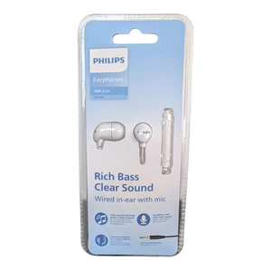 Philips 3.5mm Jack Headphones Earphones Wired for iPhone, iPad, Computer/Samsung - Picture 1 of 3