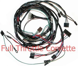 Arnés de cableado Corvette 1964-1965 hecho en Estados Unidos bloque pequeño motor OE aire acondicionado - Imagen 1 de 2