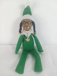 SNOOP PERRO ELFO MUÑECA ADORNOS HECHOS A MANO HIP HOP NAVIDAD ADORNO - Imagen 1 de 3