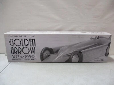 Schylling 1929 Land Speed Record автомобиль Золотая стрела пустая витрина коробка - Изображение 1 из 3