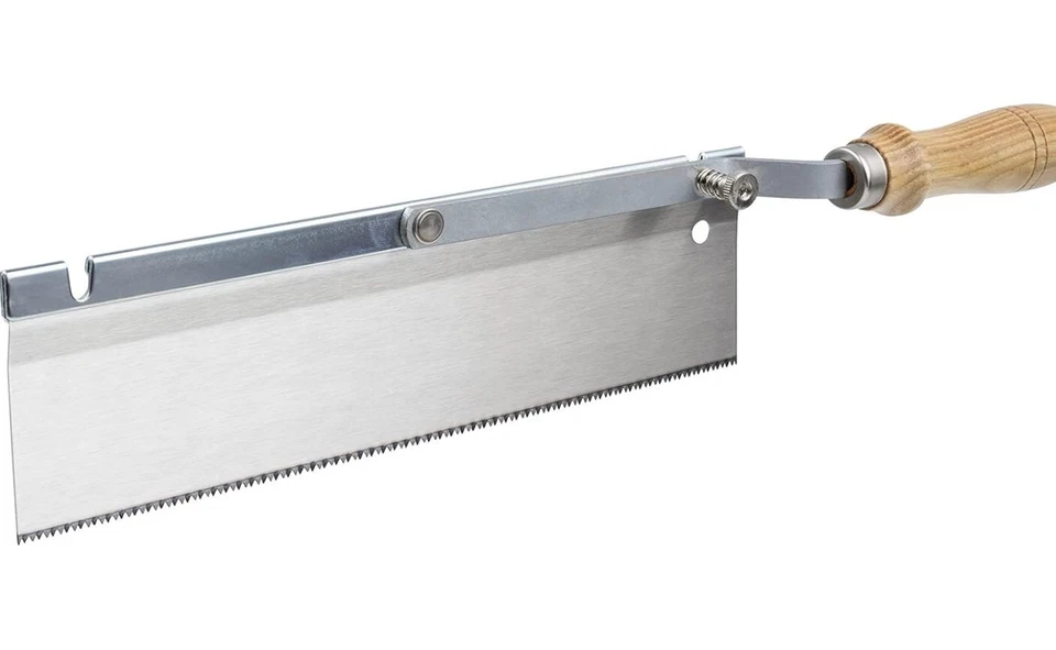 Wolfcraft Sierra de dientes finos con mango acodado, 255 mm - Imagen 1 de 3