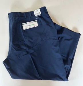 Izod Golf Swingflex Navy Straight Fit Flat Front Pant UPF-40 Size W54 X L29 - Afbeelding 1 van 3
