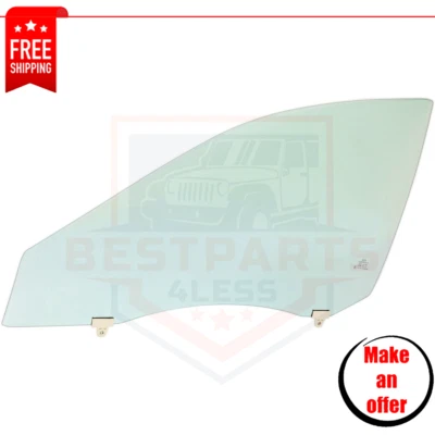 Front Door Glass left side for 2002-2005 Toyota Camry LE, SE, XLE Sedan 4-Door Foto 1 de 4