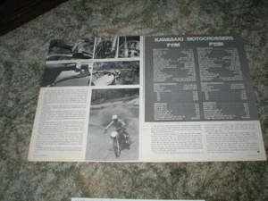 1973 Kawasaki Moto-crossers Cycle Article : F11M 250, F12M 450 MX - Picture 1 of 1