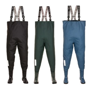 Wathose für Jugendliche Junior jung Anglerhose 36-42 EU Schwarz Grün, Blau denim - Bild 1 von 31