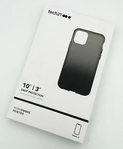 tech21 Pure Ombre Slim Tough Stylish Case Cover for Apple iPhone 11 Black - Picture 1 of 9