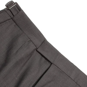 Ermenegildo Zegna Anzughose Wollmischung schmale Passform neu ohne Etikett Größe 48R 32R US in grau - Bild 1 von 13