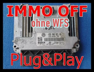 VW Golf 1.9 TDI IMMO OFF/ PLUG&PLAY 0281013226 - 03G906021KH /Ita-2 giorni la... - Immagine 1 di 4