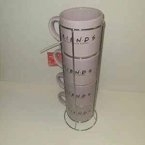 Friends Television Series Stackable Mug Set Of 4 Stacked Mugs NEW  - Picture 1 of 6