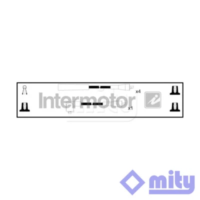 Se adapta a los cables de encendido HT para Ford Sierra Cortina Capri Escort P 100 Mity Foto 1 de 2