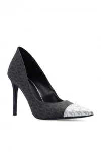 BNIB Michael Kors Keke Toe Cap Pump - Black. US Size 8M - Picture 1 of 3