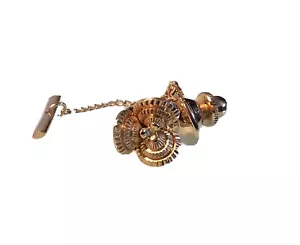 Hughes Drill Bit Oilman Tie Tack Articulated (Moving Parts) Rare Rare Rare Rare - Picture 1 of 7