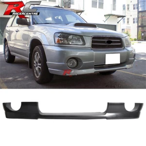 Fits 03-05 Subaru Forester SG5 DS Style Unpainted PU Front Bumper Lip Spoiler - Picture 1 of 4