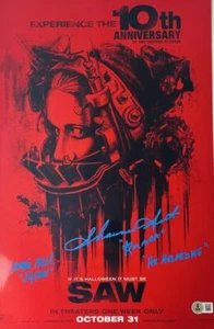 TOBIN BELL SHAWNEE SMITH SIGNED 11X17 PHOTO SAW JIGSAW POSTER AUTOGRAPH BAS 258 - Bild 1 von 2