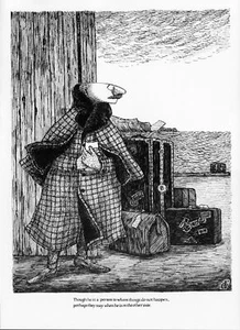 Edward Gorey poster MR EARBRASS macabre goth wall art 1979 print - Picture 1 of 3