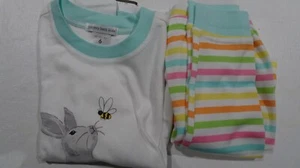 Pottery Barn Kids Preppy Easter bunny Tight fit pajamas 6 photo shoot sample - Picture 1 of 1