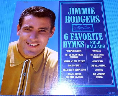 Jimmie Rodgers - 6 Favorite Hymns & Folk Ballads / Hamilton LP Mint Sealed - Image 1 of 2