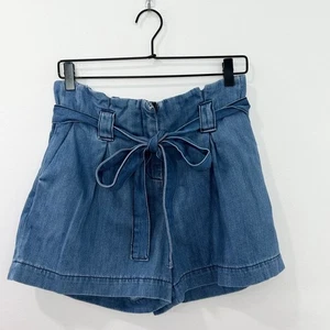 Revolve x L’agence Hillary Paperbag Shorts Denim In Yucca size 26 - Picture 1 of 7