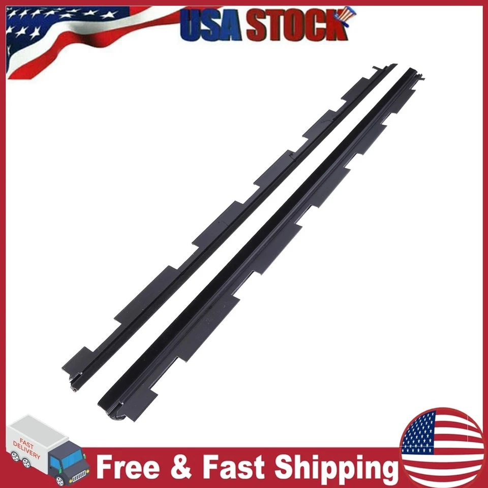 Outer Front Window Sweep Weatherstrip Seal Set For Chevrolet K3500 Truck 1988-00 Foto 1 de 4