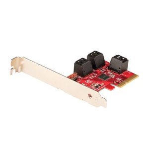 StarTech.com SATA PCIe Card - 6 Port PCIe SATA Expansion Card - 6Gbps - Low/Full - Photo 1/7
