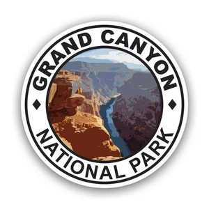 Bonito imán de refrigerador T131 logotipo de viaje del Parque Nacional del Gran Cañón de 4" de diámetro - Imagen 1 de 1