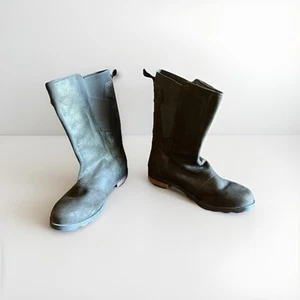Sorel Emelie Black Mid Leather Waterproof Boots - Women's Size 8.5 - Picture 1 of 6