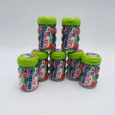 Chicle fresco puro Mentos con sandía xilitol botella de 50 piezas (7 paquetes) Foto 1 de 3