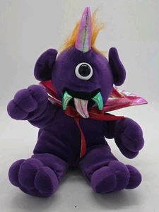 Vintage Dan Dee One Eyed One Horn Flying Purple People Eater Plush Works! - Picture 1 of 4