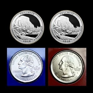 2010 P+D+S+S Yosemite Set National Parks America the Beautiful ~ PD in Mint Wrap - Picture 1 of 5