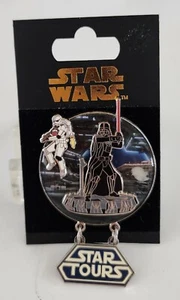 DISNEY DLR STAR TOURS THE ADVENTURES CONTINÚA DARTH VADER CON PIN SKYTROOPER- - Imagen 1 de 6