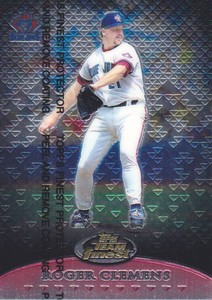 1999 Topps Finest Baseball Team Finest Red #TF7 Roger Clemens /500