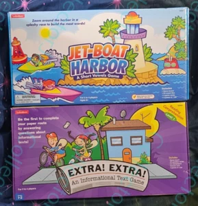 Lakeshore Learning Jet-Boat Harbor: Short Vowels & Extra Extra Text Game *New* - Picture 1 of 2