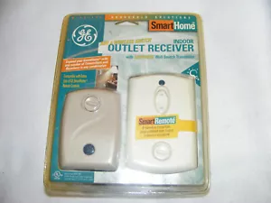 GE INDOOR OUTLET RECEIVER WITH ANYWHERE WALL SWITCH TRANSMITTER - Picture 1 of 3