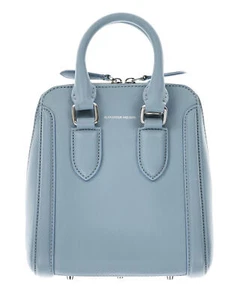 ALEXANDER MCQUEEN Heroine Tote In Blue small bag - Picture 1 of 7