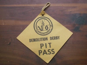 Demolition Derby PIT PASS ADC Concurso Internacional de Demostración Automática Tal vez Años 60 - Imagen 1 de 11