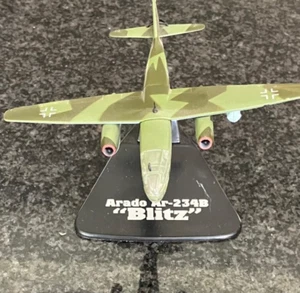 Arado Ar-234B “Blitz” 13 cm Diecast Model Airplane with Stand. No box - Picture 1 of 4