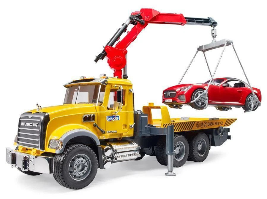 BRUDER 1:16 Mack Granite Tow Truck - 02829