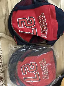 Mike Trout #27 Los Angeles Angels of Anaheim Yakult SGA Cooler Backpack 2 PCs - Picture 1 of 1