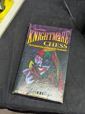 Vintage 1996 Second Ed Steve Jackson Games Knightmare Chess Game Rare Complete - Image 1 of 3