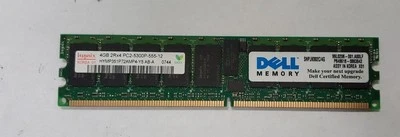 Hynix  DELL 8GB KIT (2 x 4GB) SNPJK002C 4G DDR2 PC2-5300P ECC server memory - Image 1 of 3