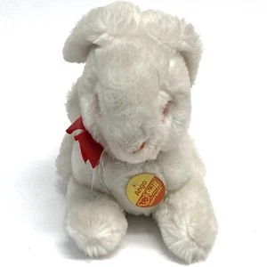 Steiff Raro De Colección Conejo Blanco • Peluche Ojos Rosados • 5526/25 - Peluche Alemania - Imagen 1 de 6