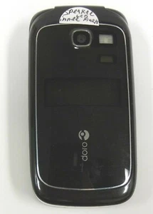 Doro PhoneEasy 618 - Black and White ( Consumer Cellular ) Flip Phone - Picture 1 of 3