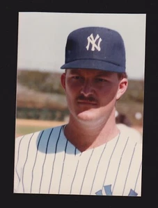1984-85 Marty Bystrom YANKEES UNSIGNED 3-1/2 x 5 ORIGINAL SNAPSHOT PHOTO #1 - Picture 1 of 1