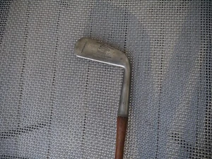 Antique Vintage Wood Shaft Tom Stewart Putting Cleek D 1 SW - Picture 1 of 16