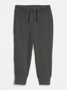 Pantaloni morbidi nuovi con etichette GAP pull-on joggers tasche grigio antracite bambino ragazzi 3T - Foto 1 di 5