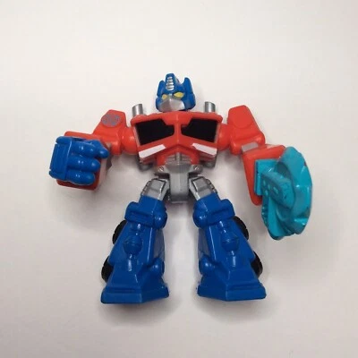 Figura de juguete Rescue Bots Transformers Playskool Heroes Optimus Prime 3,5" Foto 1 de 4