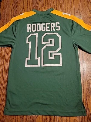 Футболка Majestic Aaron Rodgers Green bay Packers NFL мужская размер Small  - Изображение 1 из 4